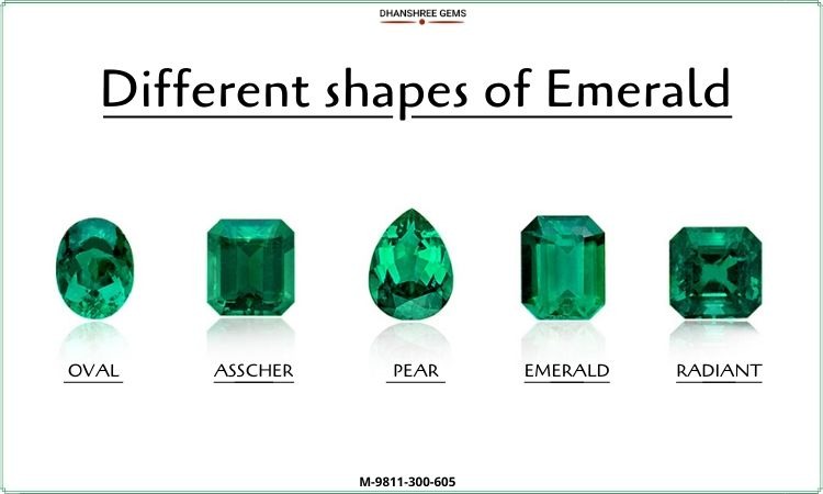 Different Shapes of Emerald (Panna) Stone | Dhanshree Gems